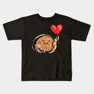 Sponge Crab Valentines Day Kids T-Shirt